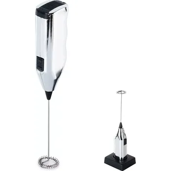 Šlehač mléka Elektrický ruční napěňovač mléka se stojánkem 20 cm