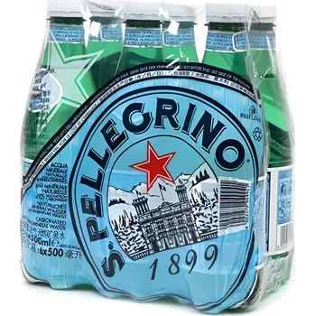Voda San Pellegrino minerální perlivá voda 6x0,5l 3l