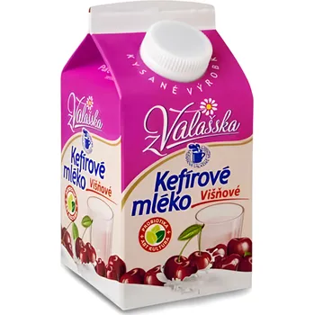 Mléko Mlékárna ValMez Kefírové mléko nízkotučné višňové 450g