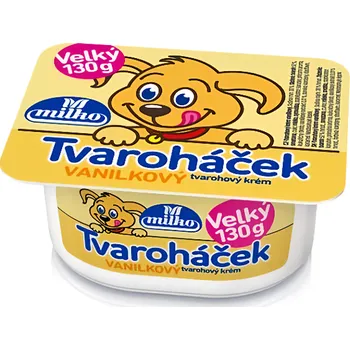 Milko Tvaroháček Tvarohový krém vanilkový velký 130g