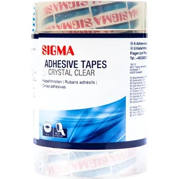 Lepicí páska Sigma Lepicí páska, čirá, 15 mm x 33 m 6ks