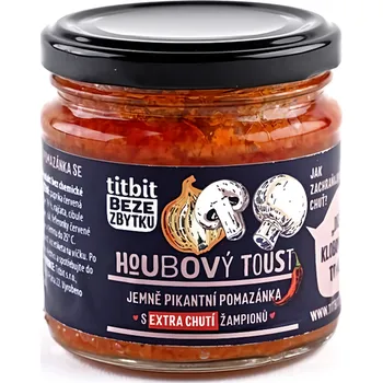 Titbit Houbový toust - jemně pikantní pomazánka 180g