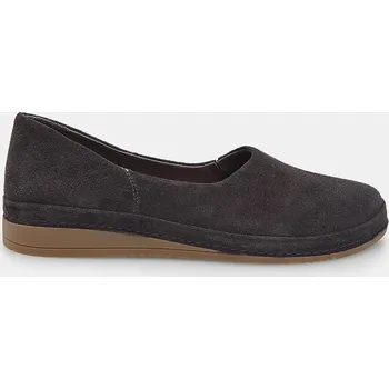 Dámské baleríny Baťa baleríny z nubuku pro ženy hnědé, vel. 36