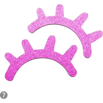 Samolepící dekorace Eyelash 3d samolepka na zeď | Dekorace 2 ks - Růžová červená