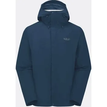 Pánská móda Rab Downpour Jacket Tempest Blue XL