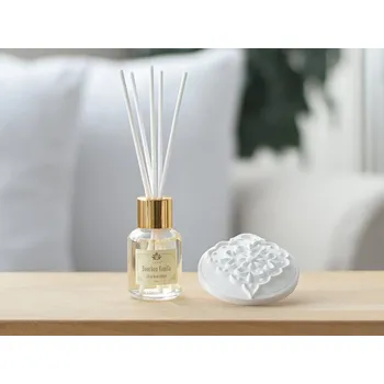 Vůně do bytu Arôme Dárkový set difuzéru 30 ml a vonného jílu BOURBON VANILLA, + Prodloužená možnost vrácení zboží do 50 dnů