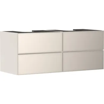 Koupelnový nábytek Skříňka pod umyvadlo pod desku Hansgrohe Xevolos E 137x55,5x55 cm písková matná béžová mat 54197790