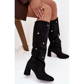 Dámské kozačky Kozačky na podpatku model 219862 Step in style 40