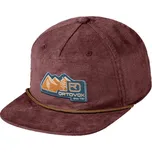 Pánská kšiltovka Ortovox VINTAGE BADGE CAP - vínová 58