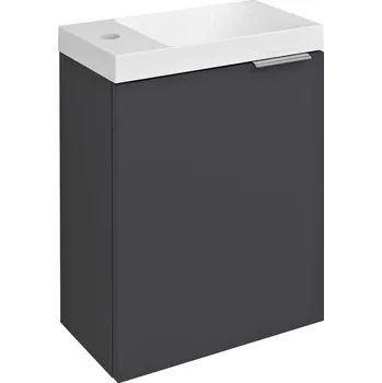 Umyvadlo Sapho LATUS X umyvadlová skříňka 39,4x50x22cm, antracit matný, II. jakost, LT110-3434_QM-01