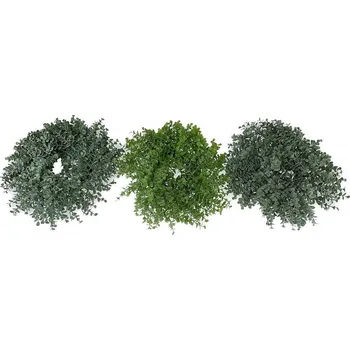 umělá květina Věnec plast eukalyptus 29cm drobné lístky Q43-0437