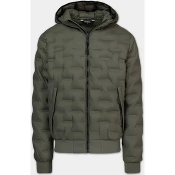 Pánská móda PitBull West Coast - pánská zimní bunda Fisk olivová Barva: olivová, Vel: 2XL