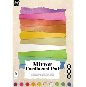 Kancelář Grafix Barevné zrcadlové papíry A4, 250 g/m2, 10 listů