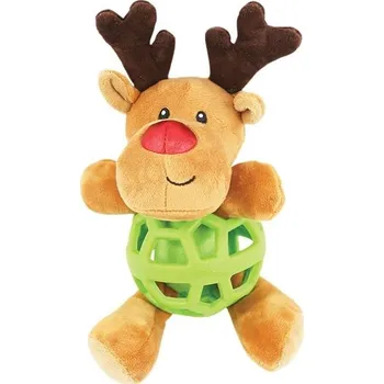 Hračka pro psa Happy Pet Hračka plyš vánoč. TPR Ronny sob HP
