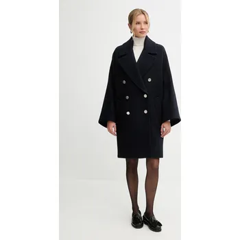 Dámský kabát Kabát s příměsí vlny MAX&Co. 2526086114200 námořnická modř 59X, vel. 34
