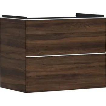 Koupelnový nábytek Skříňka pod umyvadlo bez umyvadla Hansgrohe Xelu Q 78x62,5x47,5 cm tmavý ořech 54030700