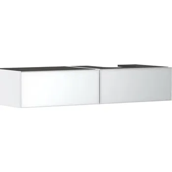 Koupelnový nábytek Skříňka pod umyvadlo pod desku Hansgrohe Xevolos E 137,5x27,5x55 cm bílá matná 54322320