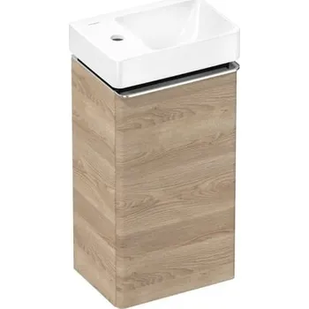 Koupelnový nábytek Skříňka s umyvadlem Hansgrohe Xelu Q 36x69,5x25 cm přírodní dub 54364000