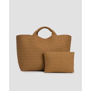 Ručně Vyplétaná Dámská Kabelka Naghedi St Barths Large Tote Sn03014ld-montauk