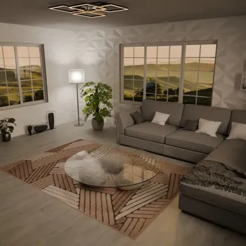 Koberec JUTEX Kusový koberec SULLY 32001 120 hnědý BARVA: Hnědá, ROZMĚR: 120x170 cm