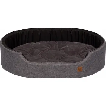 Pelíšek pro psa TRIBECE kotec pro psa šedá 68 cm x 56 cm