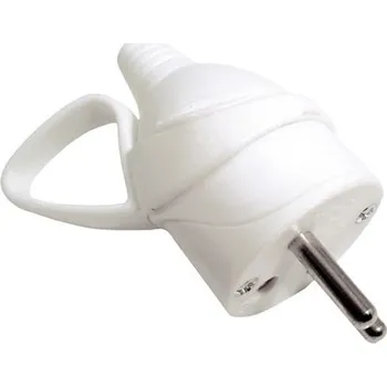 Hodiny SOLIGHT Zástrčka přímá IP20, s úchytem, ​​bílá