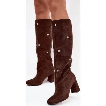 Dámské kozačky Kozačky na podpatku model 219863 Step in style 39