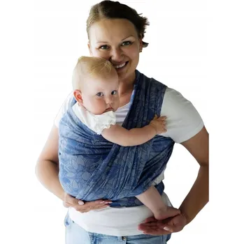 Šátek na nošení dítěte Šátek na nošení dětí tkaný Little Frog L