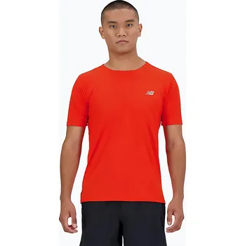 Pánské tričko Pánské tričko New Balance Athletics Jacquard neo flame