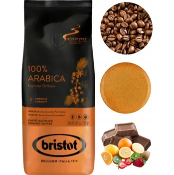 Bristot Arabica zrnková káva, 500g