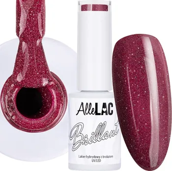 Lak na nehty Hybridní lak ALLELAC 5g Brillant Třpytky Brokát Č. 137
