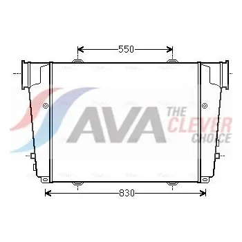 Příslušenství pro turbodmychadlo Chladič turba AVA 20031014