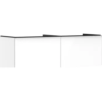 Koupelnový nábytek Skříňka pod umyvadlo pod desku Hansgrohe Xelu Q 156x49,5x55 cm bílá lesklá 54070000