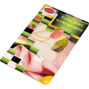 Pamlsek pro psa Le & Co Shaved Kuřecí prsní šunka zauzená (80% masa) 100g