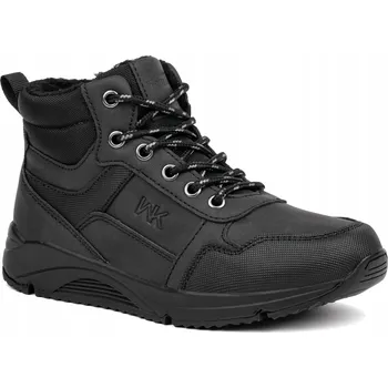 Dámská zimní obuv Zimní chlapecké boty zateplené na zip Wojtyłko 25069 černé, velikost 36