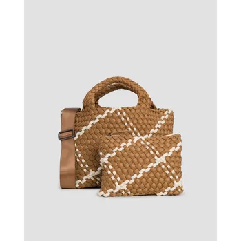 Ručně Vyplétaná Dámská Kabelka Naghedi St Barths Small Tote Sn03012pn-cove