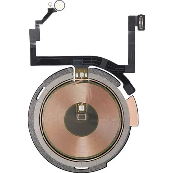 Náhradní cívka k bezdrátovému nabíjení s NFC čipem, bleskem a mikrofonem pro iPhone 14 - černá