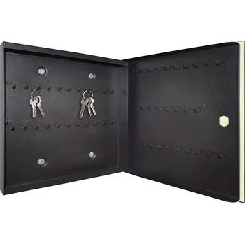 Skříňka na klíč Glasdekor Skříňka na klíče 30x30cm trs vinné révy Otevírání: Levé, Barva skříňky: Bílá