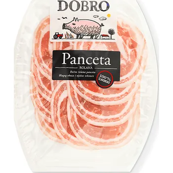 párek, klobása, špekáček Dobro Pancetta chorvatská rolovaná 90g