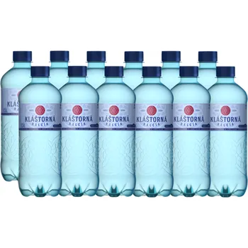 Voda Kláštorná Kalcia jemně perlivá 12x500 ml 6l