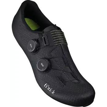 Pánské cyklistické tretry Fizik Tretry FIZIK SHOES VENTO STABILITA CARBON BLACK - YELLOW FLUO velikost 43,5