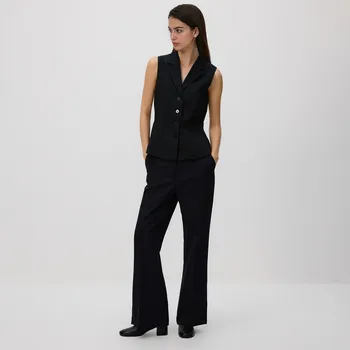 Dámské kalhoty Reserved - Kalhoty s bočním rozparkem - černý - 947HF-99X - 947HF-99X-M