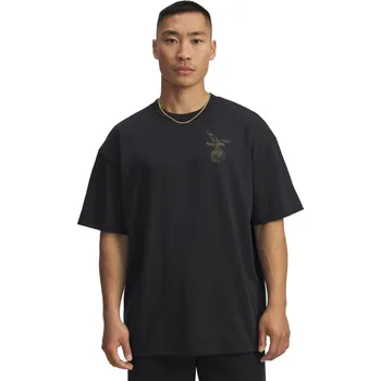 UA Project Rock SS Q4 ST M 6006259-002 - black XL