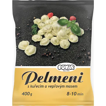 Hotové jídlo Povar Pelmeně s kuřecím a vepřovým masem 400 g