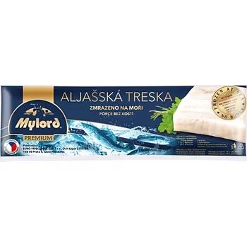 konzervovaná ryba Mylord Premium Porce z Aljašské tresky 600g