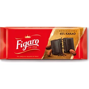 Čokoláda Figaro Hořká čokoláda 65% kakaa 80g
