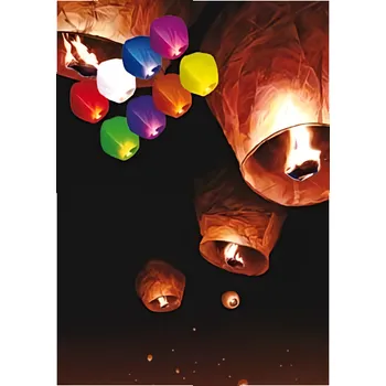 Lampión štěstí 33x48x86cm