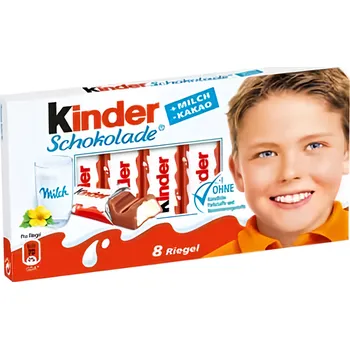 Kinder Chocolate tyčinky z mléčné čokolády s mléčnou náplní 100g