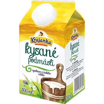 Mléko Krajanka podmáslí natur 500ml