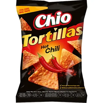 Koření Chio Tortillas Hot Chilli 110g